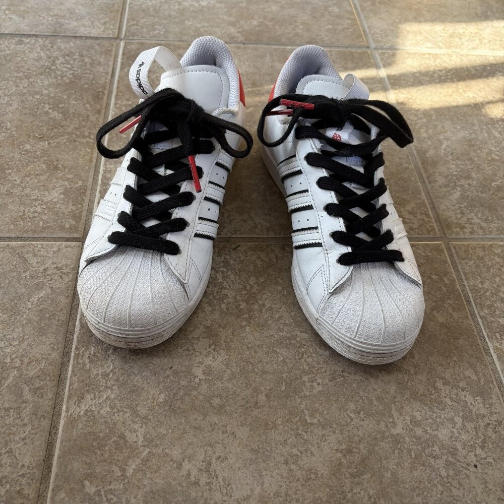 Adidas Superstar II City Pack Tokyo Edition w/ Heel Hologram  - Black/White